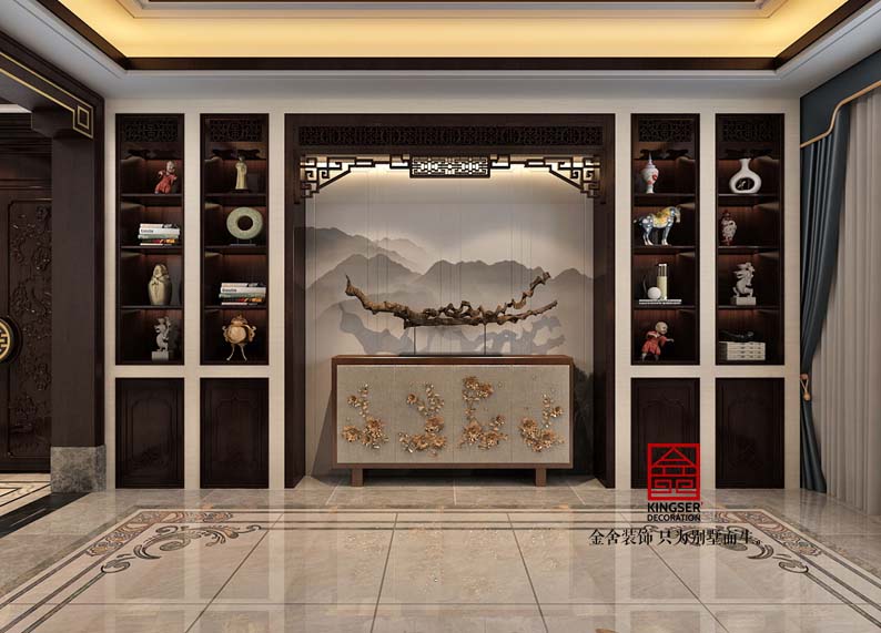 國賓壹號192平米新中式風格裝修效果圖