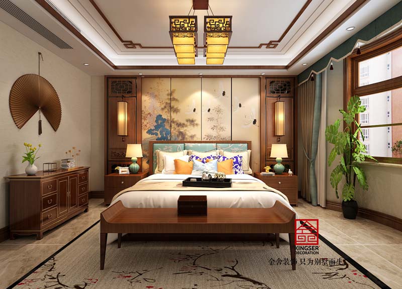 國賓壹號192平米新中式風格裝修效果圖