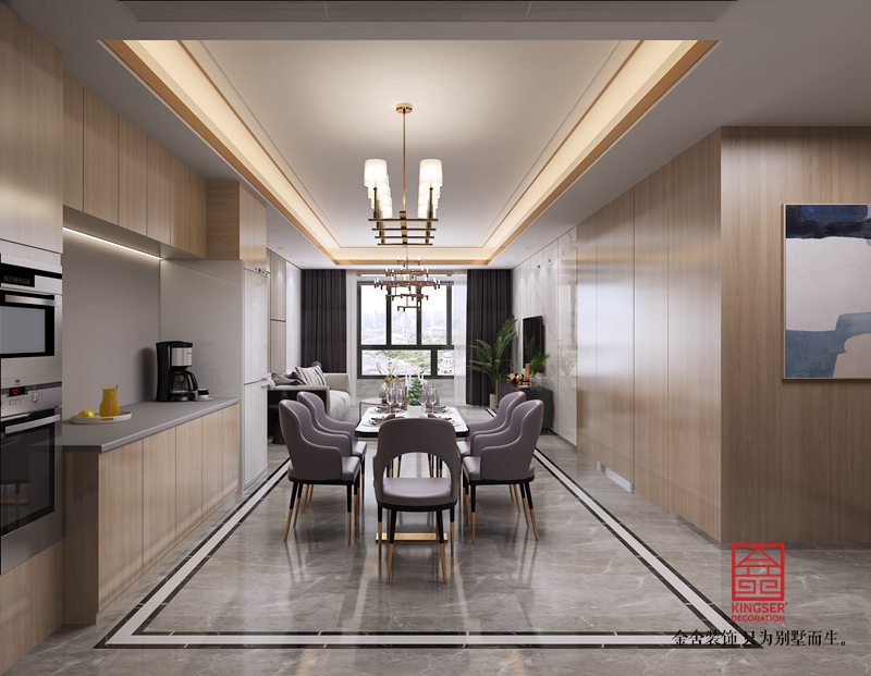 翰墨儒林裝修-現代簡約-餐廳