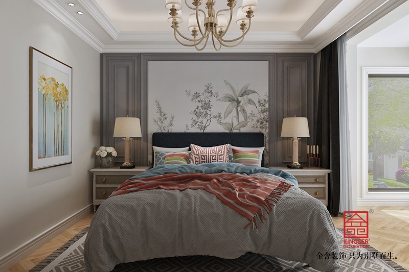 融創中心155平裝修-簡美風格-臥室