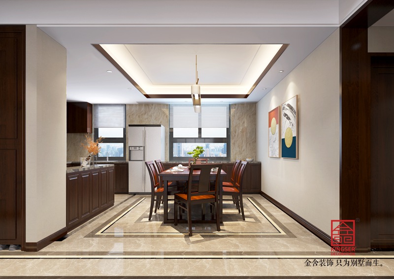 東南智匯城170平米中式風格裝修效果圖