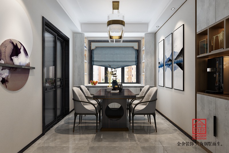 天山國(guó)賓壹號(hào)147平裝修-中式風(fēng)格-餐廳