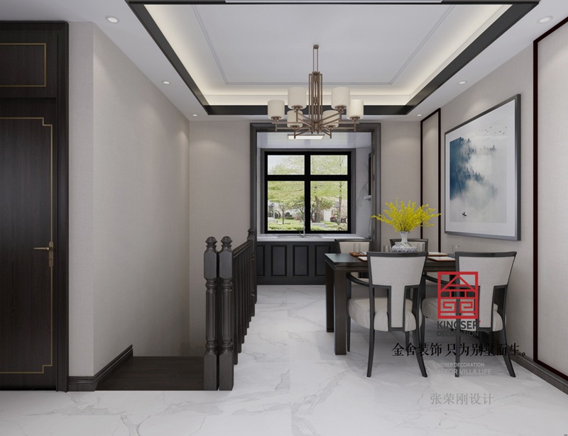大者180平米新中式風格裝修-餐廳