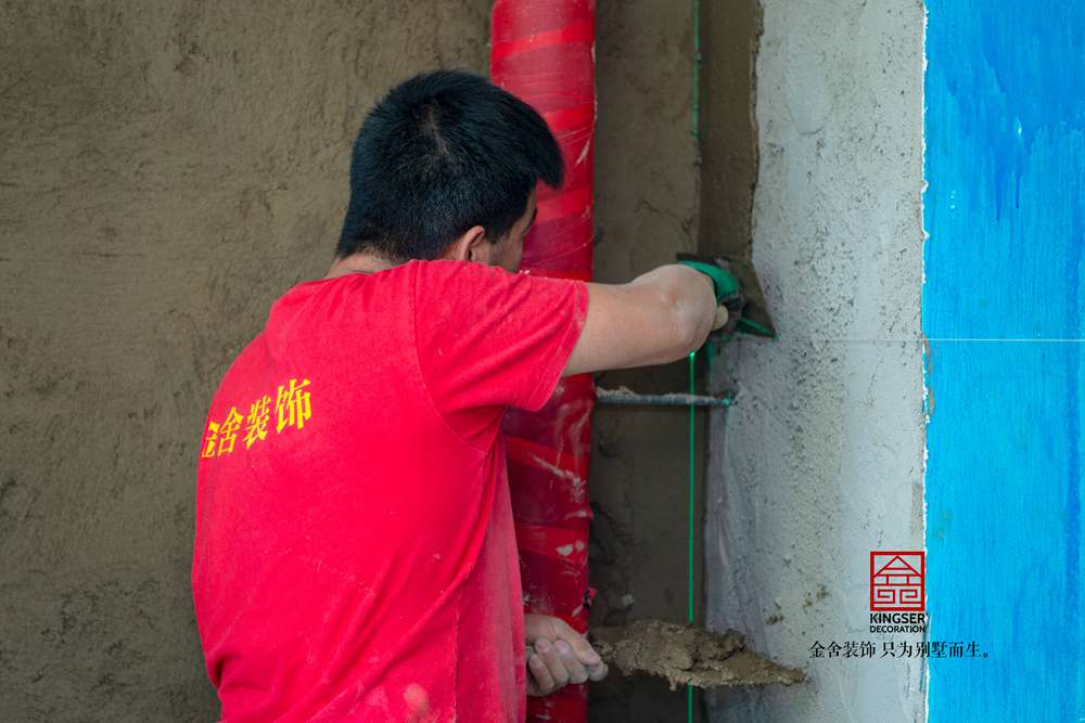 融創中心樓王217平米裝修木工階段