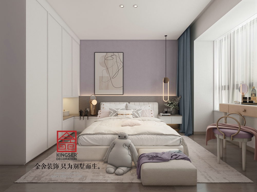 榮盛華府178平米極簡(jiǎn)風(fēng)格-臥室