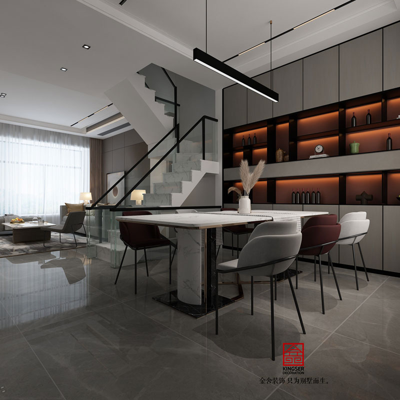 中央云著304平現代風格裝修效果圖