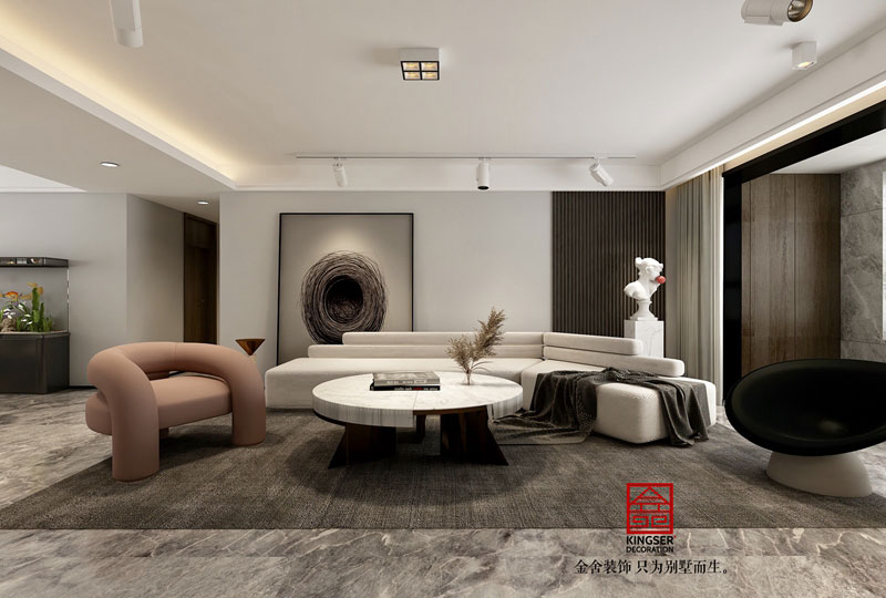 東南智匯城170㎡現代簡約風格裝修設計