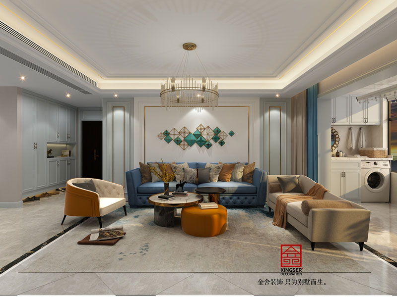 東南智匯城裝修案例170平米法式風格