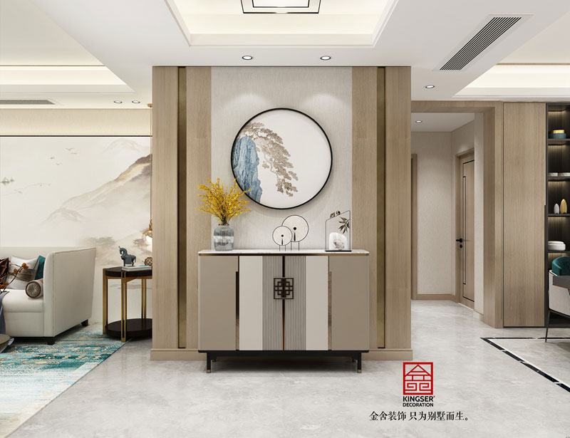 融創中心180平米新東方風格裝修效果圖