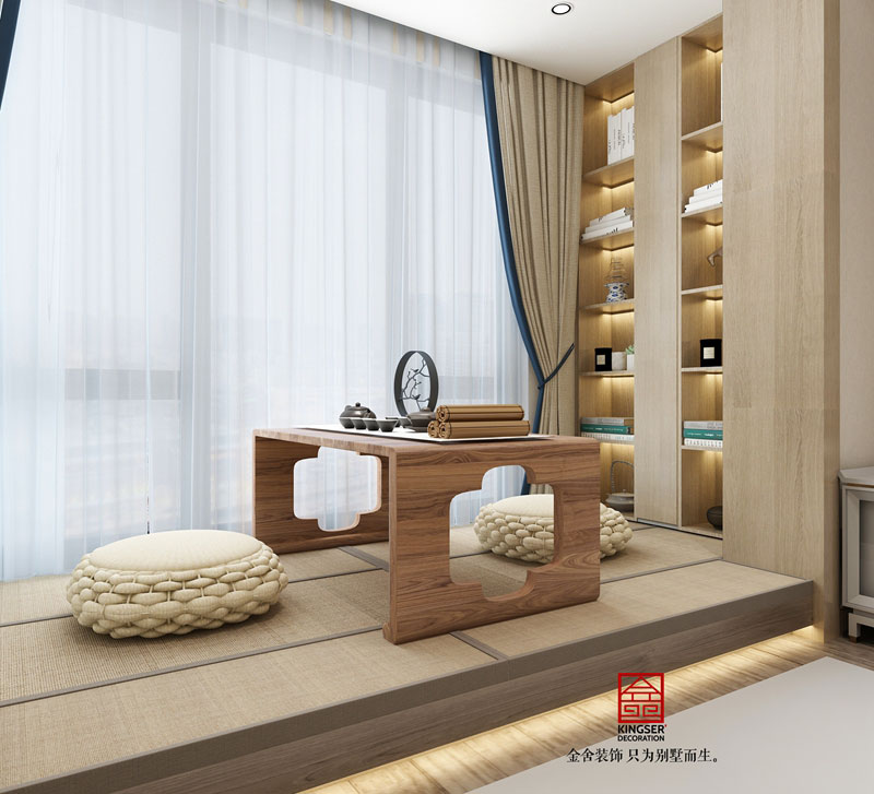 融創中心180平米新東方風格裝修效果圖