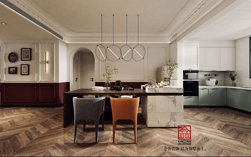 融創中心180㎡法式復古風格裝修