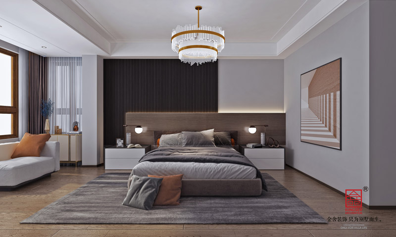 榮盛華府現代風格臥室裝飾圖片