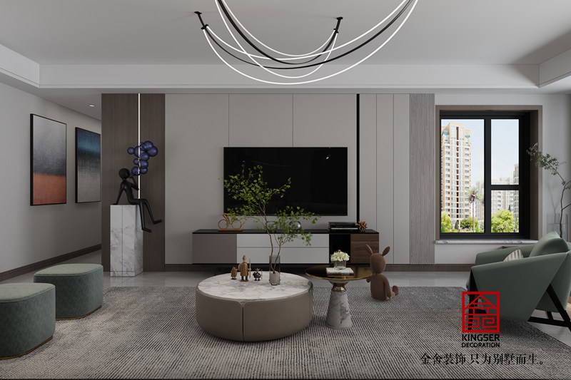 北城國際170㎡現代風格裝修設計