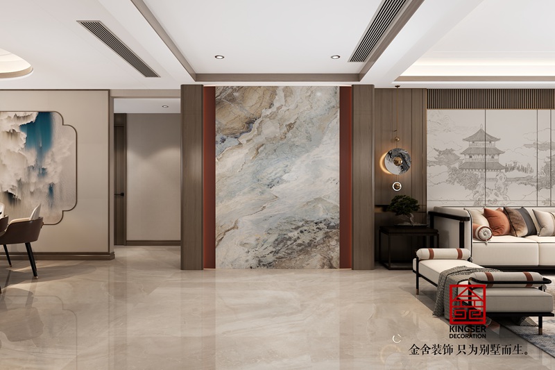 榮盛華新中式風格裝修效果圖