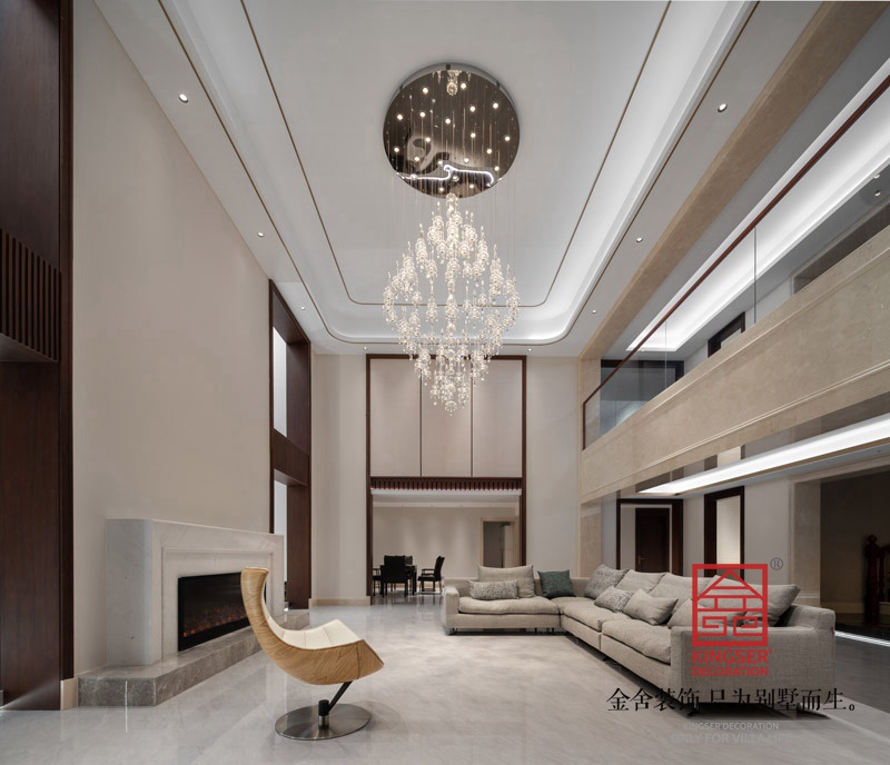 原河名墅新中式別墅裝修實景圖