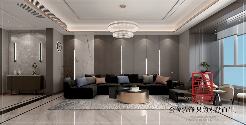 泰豐觀湖小區200平裝修設計效果圖