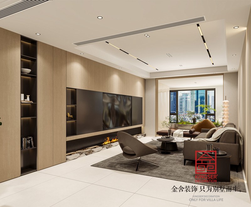 國仕山151平米現代風格裝修設計