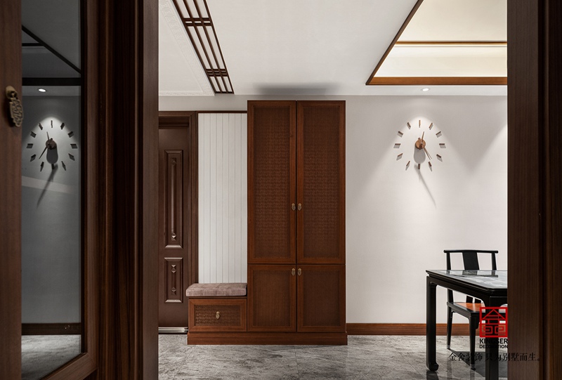 保利拉菲公館中式風(fēng)格裝修實景圖