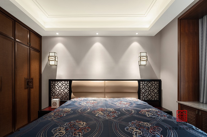 保利拉菲公館中式風(fēng)格裝修實景圖