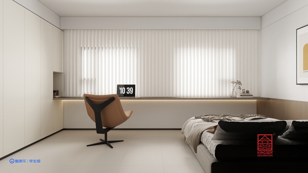 云和賦162平米現代簡約裝修-書房