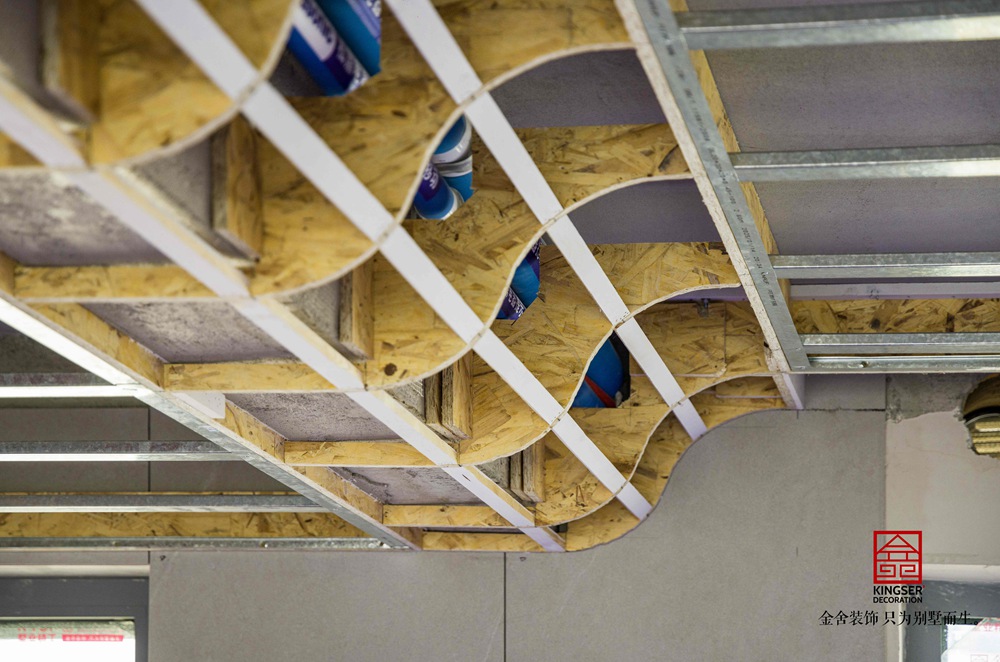 高新苑229平米木工施工現場